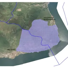 Mappa del PLIS del Corno di Predore e Tavernola Bergamasca